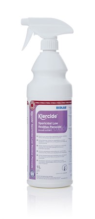 Klercide Sporicidal Low Residue Peroxide WFI Sterile 6x1L Spray
